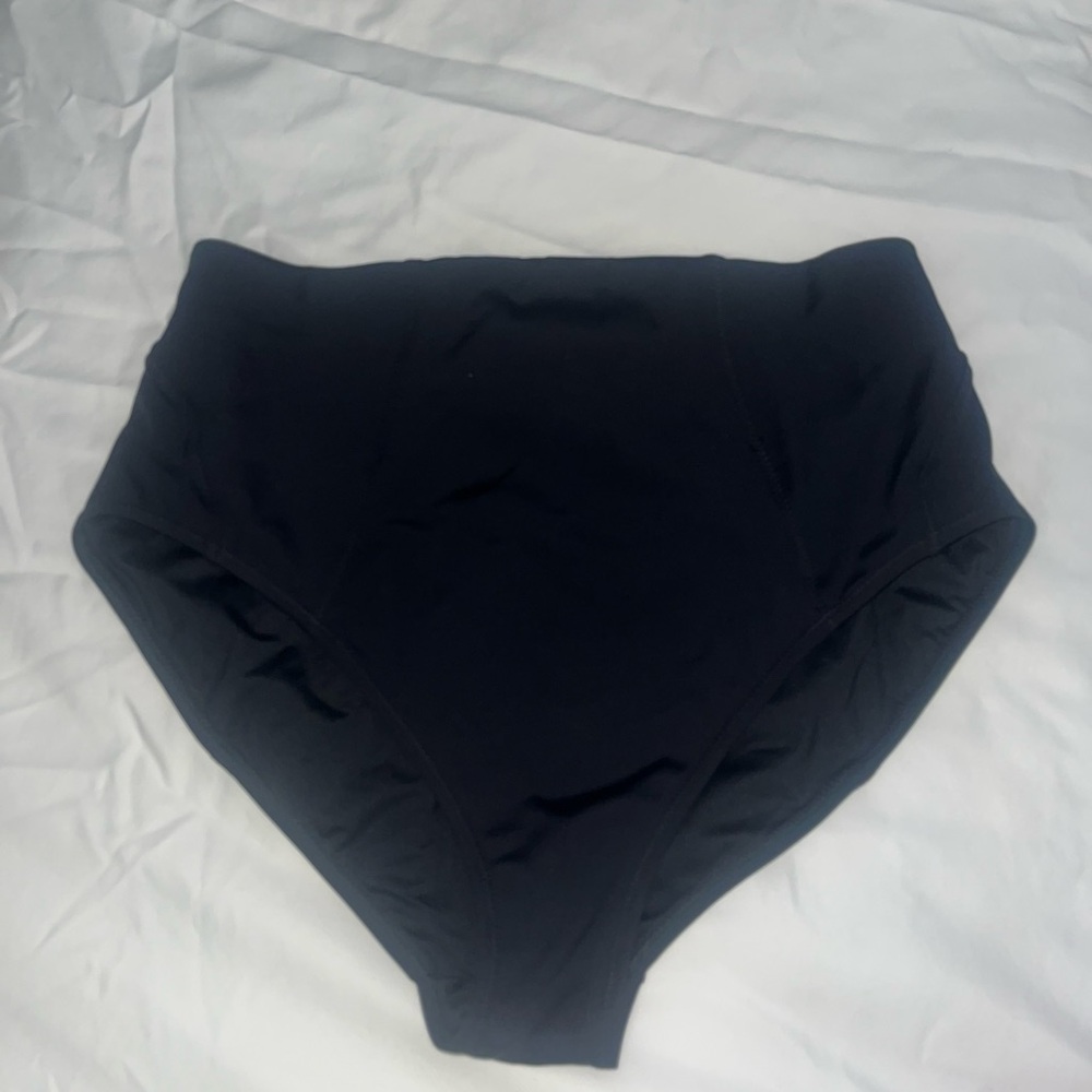 Black High-Waisted Bikini Bottoms